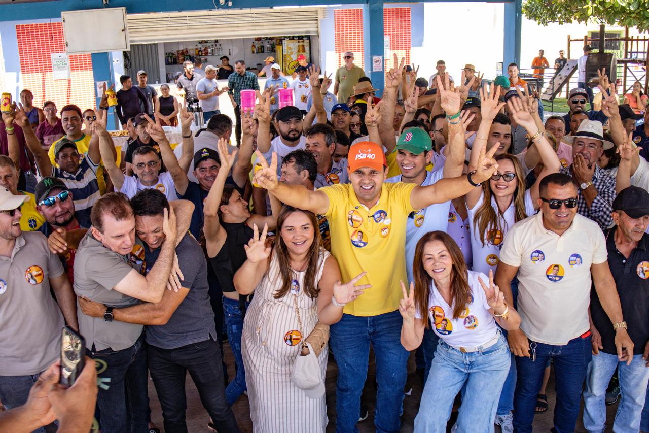 Grupo do prefeito Aldo Andrade realiza mobilização política em Bernardino Batista