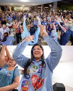 Prefeita Marianna é atacada pelos bolsonaristas e os petistas.