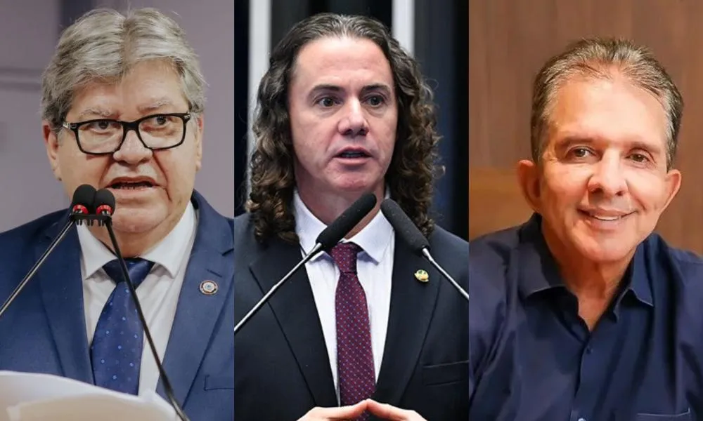 João lidera corrida ao Senado com 53,5%, seguido por Veneziano (37,1%) e Nabor (15,1%)