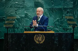 Lula leva eleição brasileira para discurso na ONU e fala em “democracia ou negacionismo”.