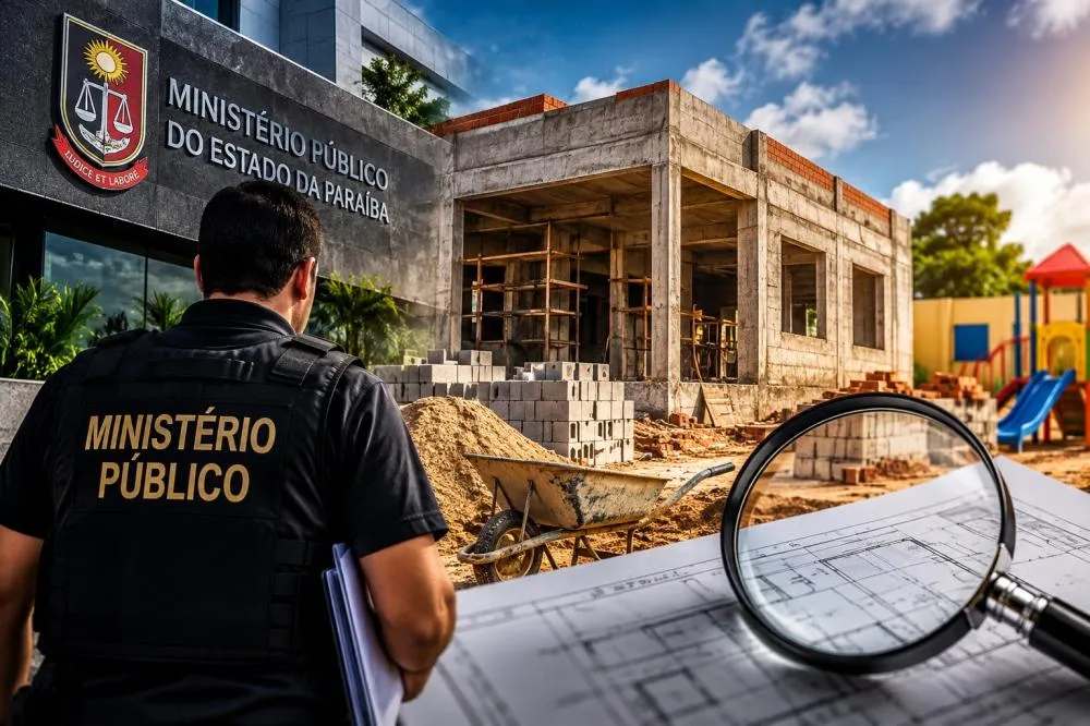 MPPB abre investigação sobre obra de creche em Carrapateira e determina vistoria para verificar situação do prédio