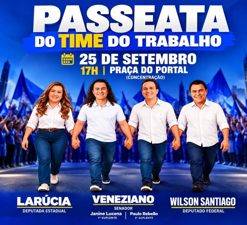 Espedito Filho convida população de Triunfo para a “Passeata do Time do Trabalho” nesta sexta-feira