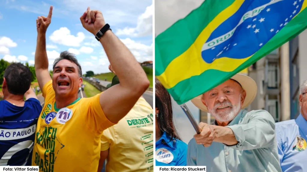 Flávio tem 53% contra 47% de Lula no 2º turno, diz pesquisa