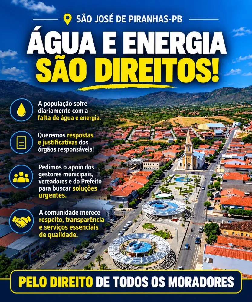 Moradores de São José de Piranhas cobram soluções urgentes para falta de água e energia