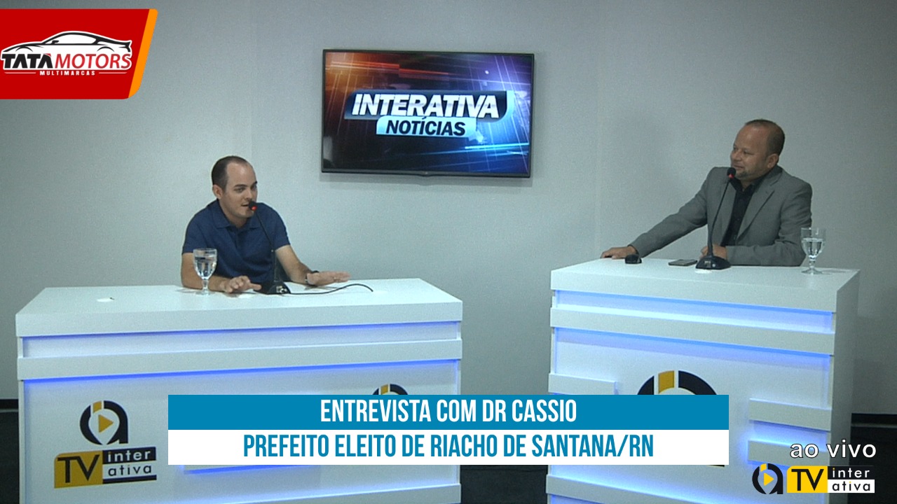 Dr. Cássio presta entrevista e fala sobre as eleições e os desafios do mandato em Riacho de Santana/RN