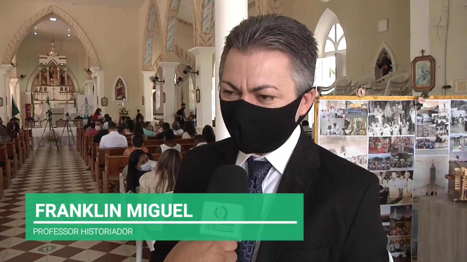 Professor Franklin Miguel e a importância histórica e religiosa da Paróquia de Senhora Santana em Luís Gomes