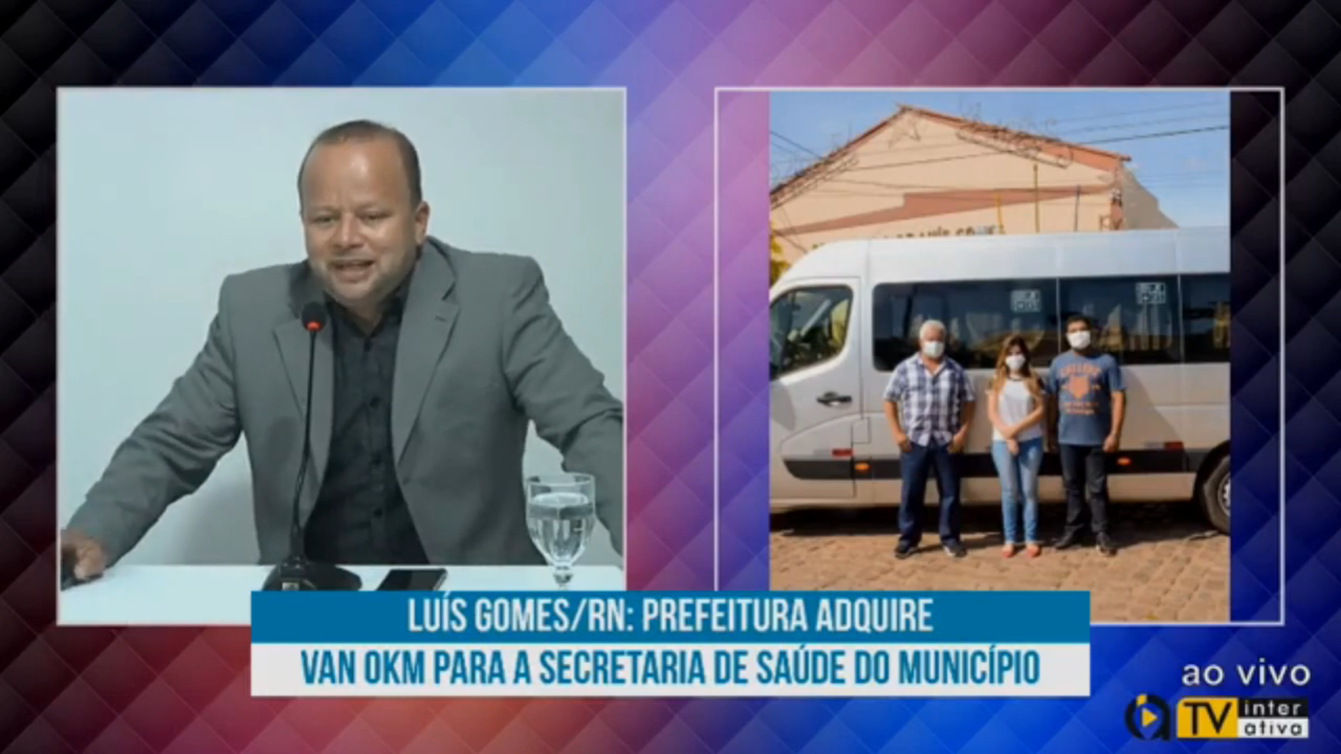 Luís Gomes/RN: prefeitura adquire Van 0Km para a secretaria de saúde do município. Veja vídeo