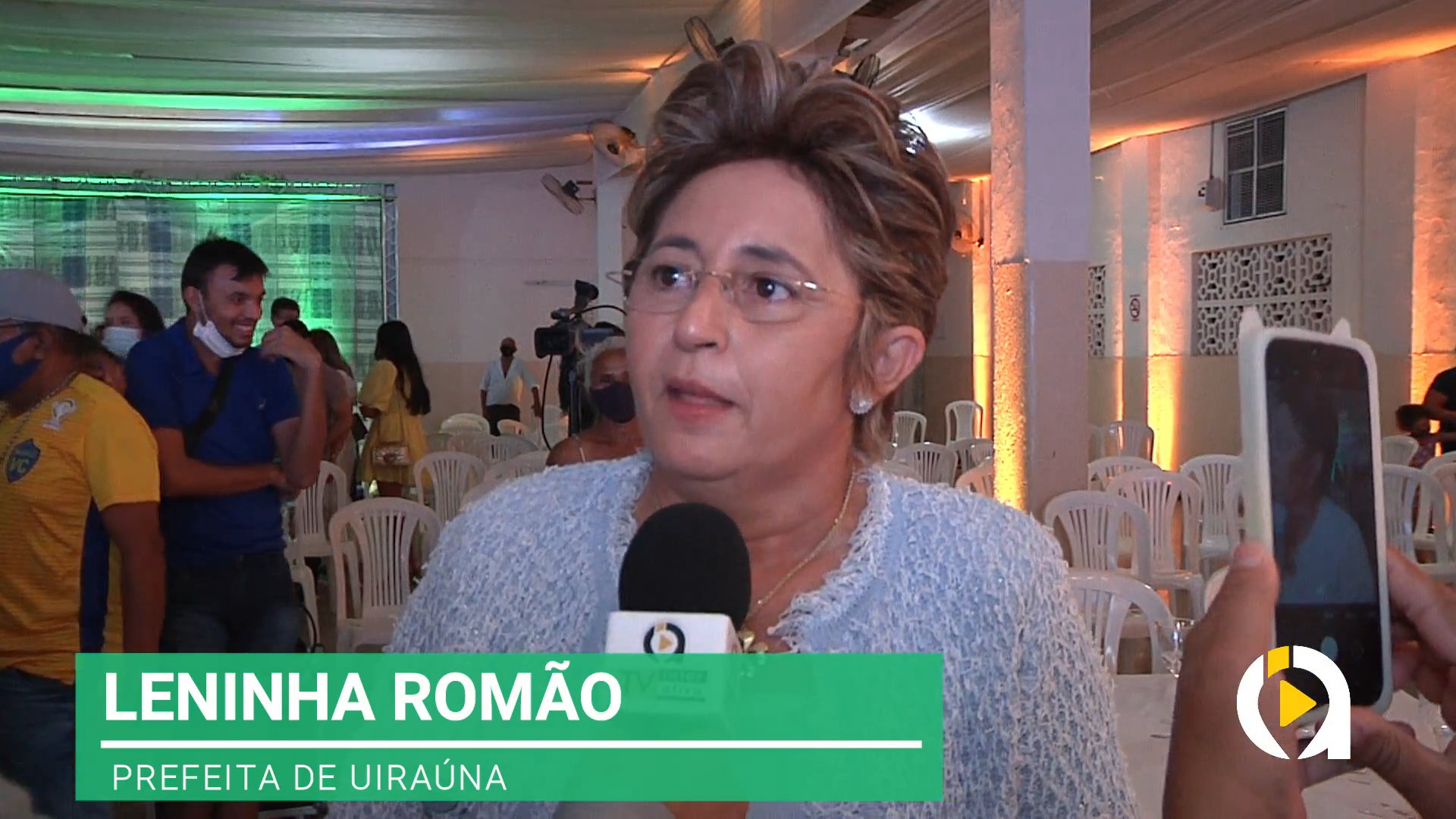 Agora sim: Leninha Romão assume o comando administrativo e já fala como a nova prefeita da cidade de Uiraúna. Veja vídeo