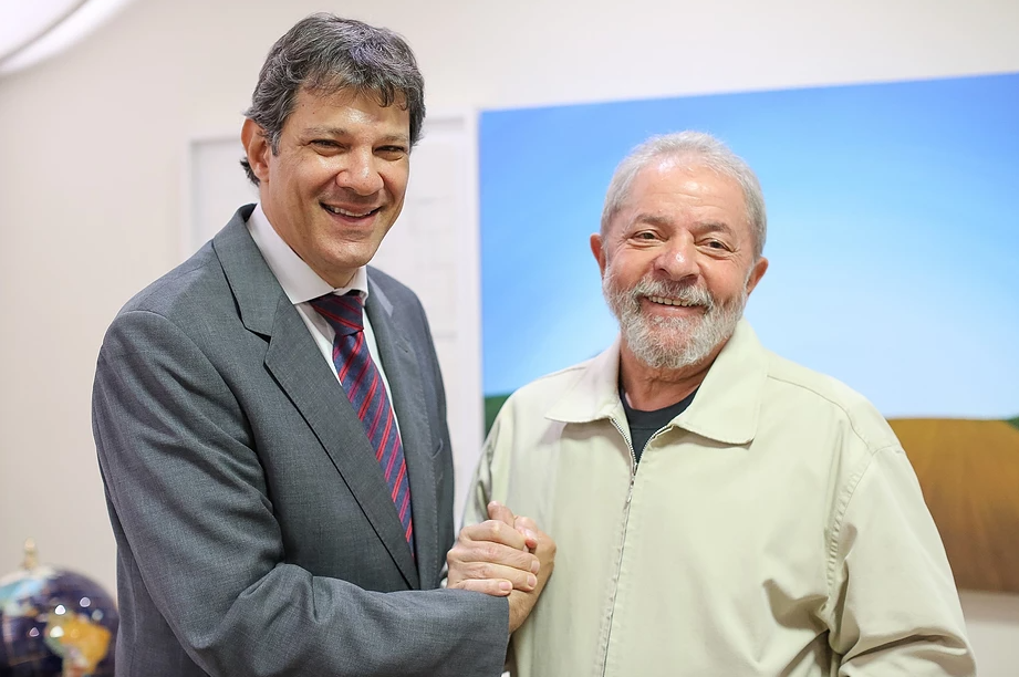 Lula indica Haddad como pré-candidato do PT para presidente em 2022