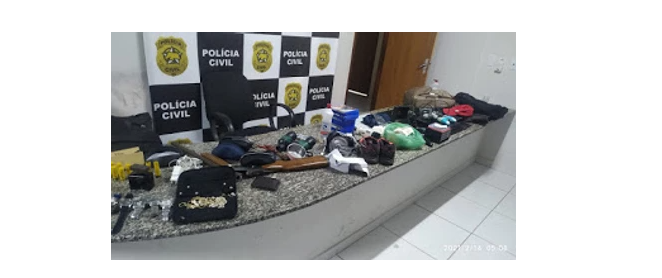Criminosos são presos pela PM após roubo a chácara em Francisco Dantas/RN