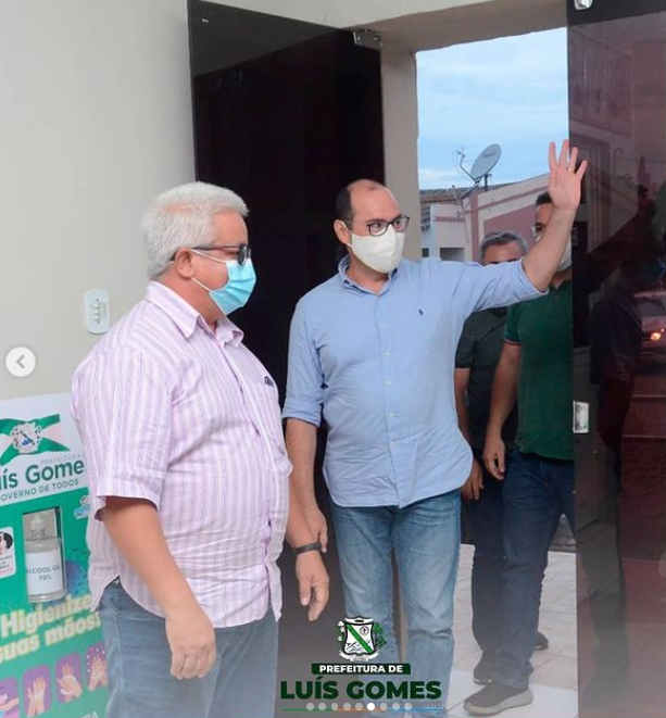 Secretário de agricultura, pecuária e pesca, visita a cidade de Luís Gomes na ultima quarta-feira (17)