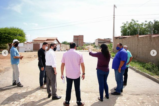 Prefeita Marianna Almeida realiza visita em obras no município