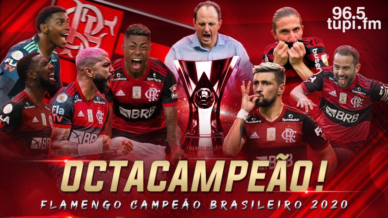 É campeão! Flamengo perde para o São Paulo, mas é octacampeão Brasileiro