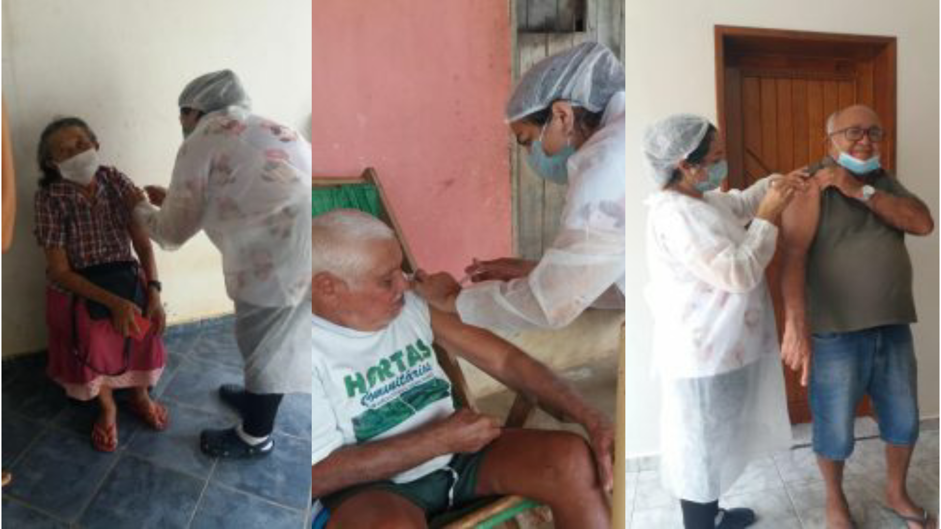 Prefeitura de Poço Dantas segue imunizando idosos contra a Covid-19