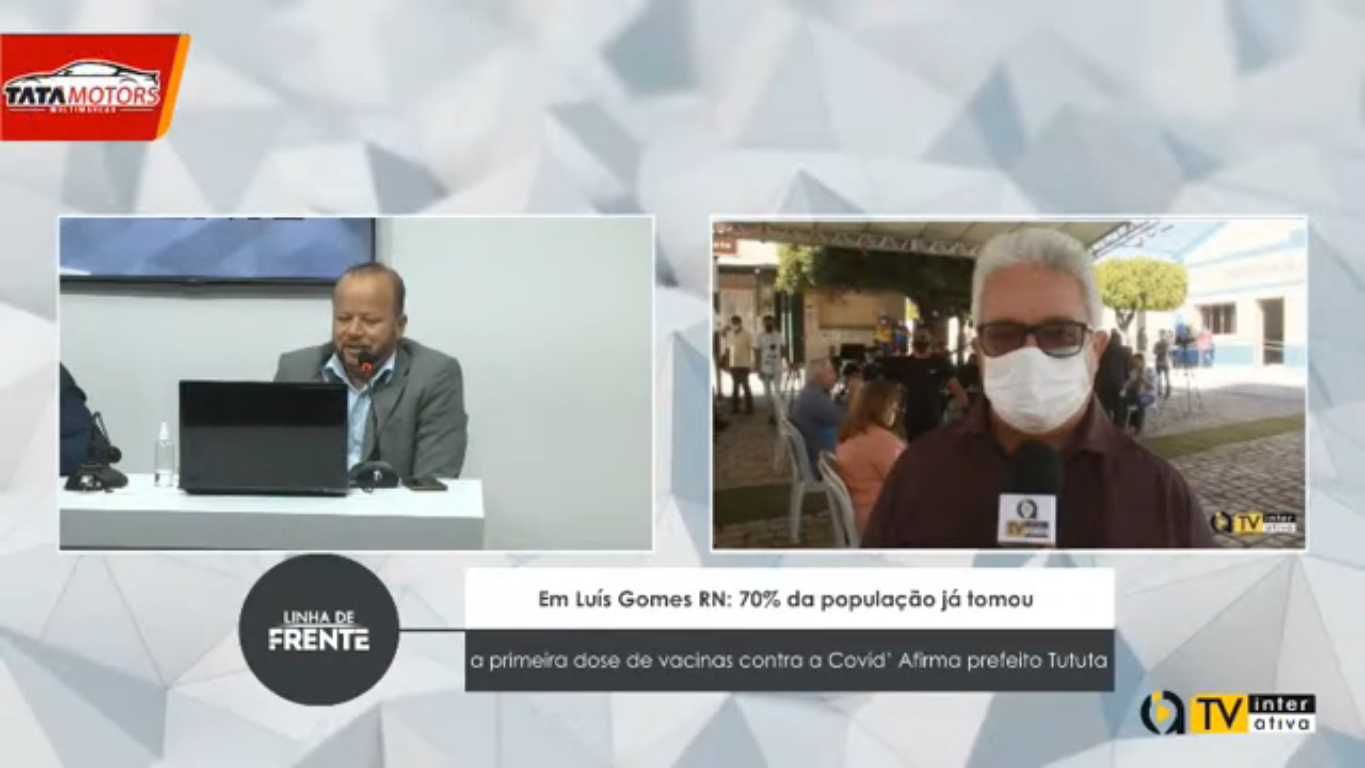 Em Luís Gomes RN: 70% da população já tomou a primeira dose de vacinas contra a Covid, afirma prefeito Tututa – VEJA VÍDEO