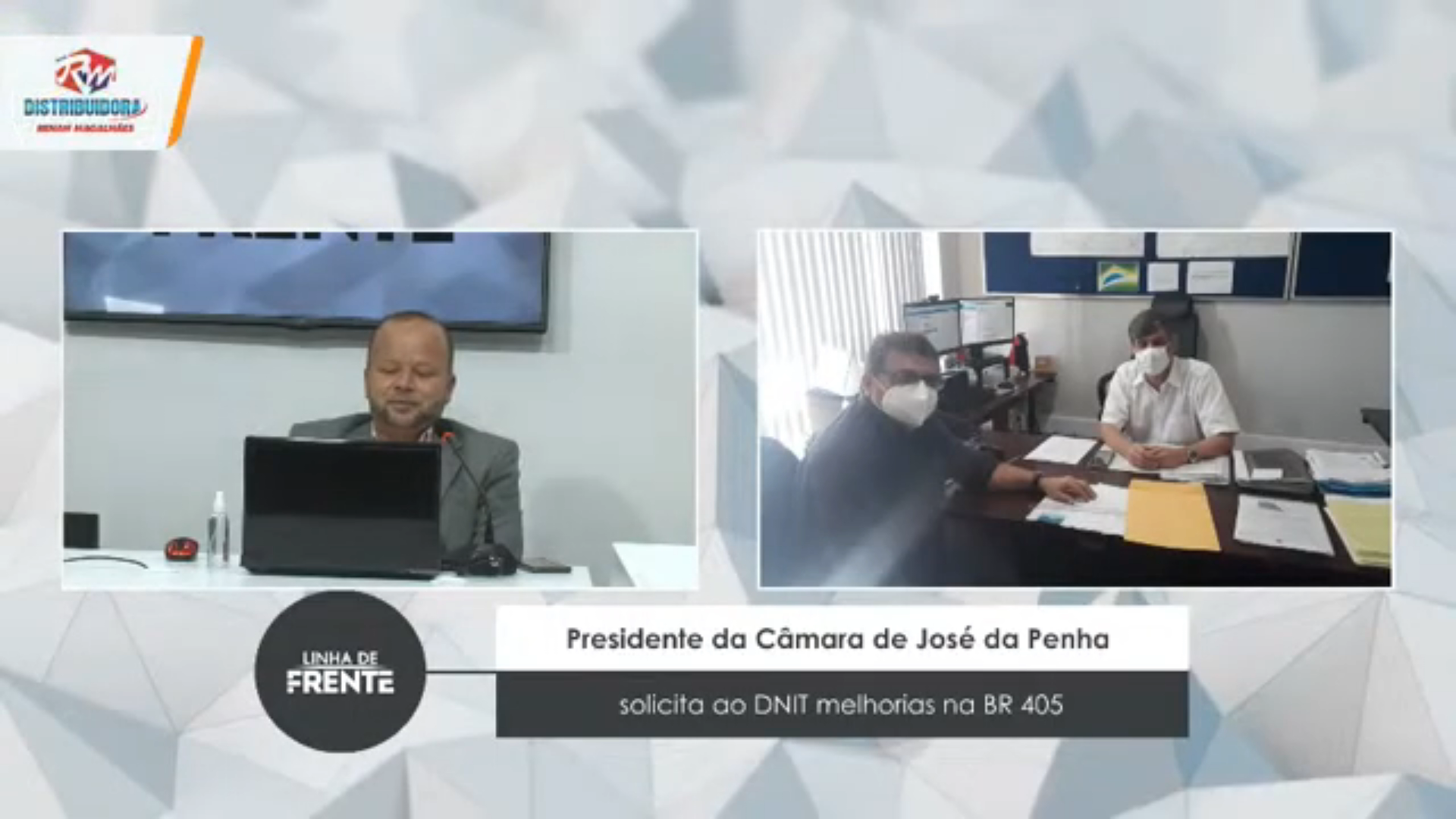 Presidente da Câmara de José da Penha solicita ao DNIT melhorias na BR 405 – VEJA VÍDEO