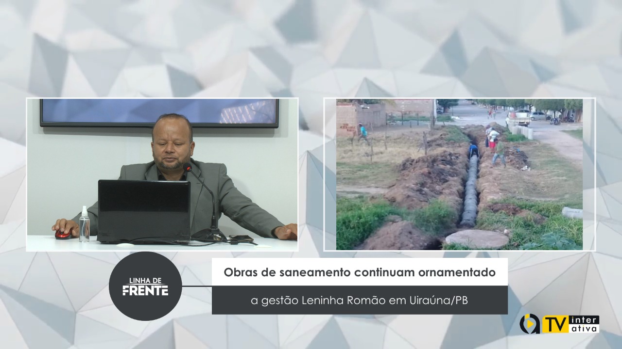 VEJA VÍDEO: Obras de saneamento continuam ornamentado a gestão Leninha Romão em Uiraúna/PB