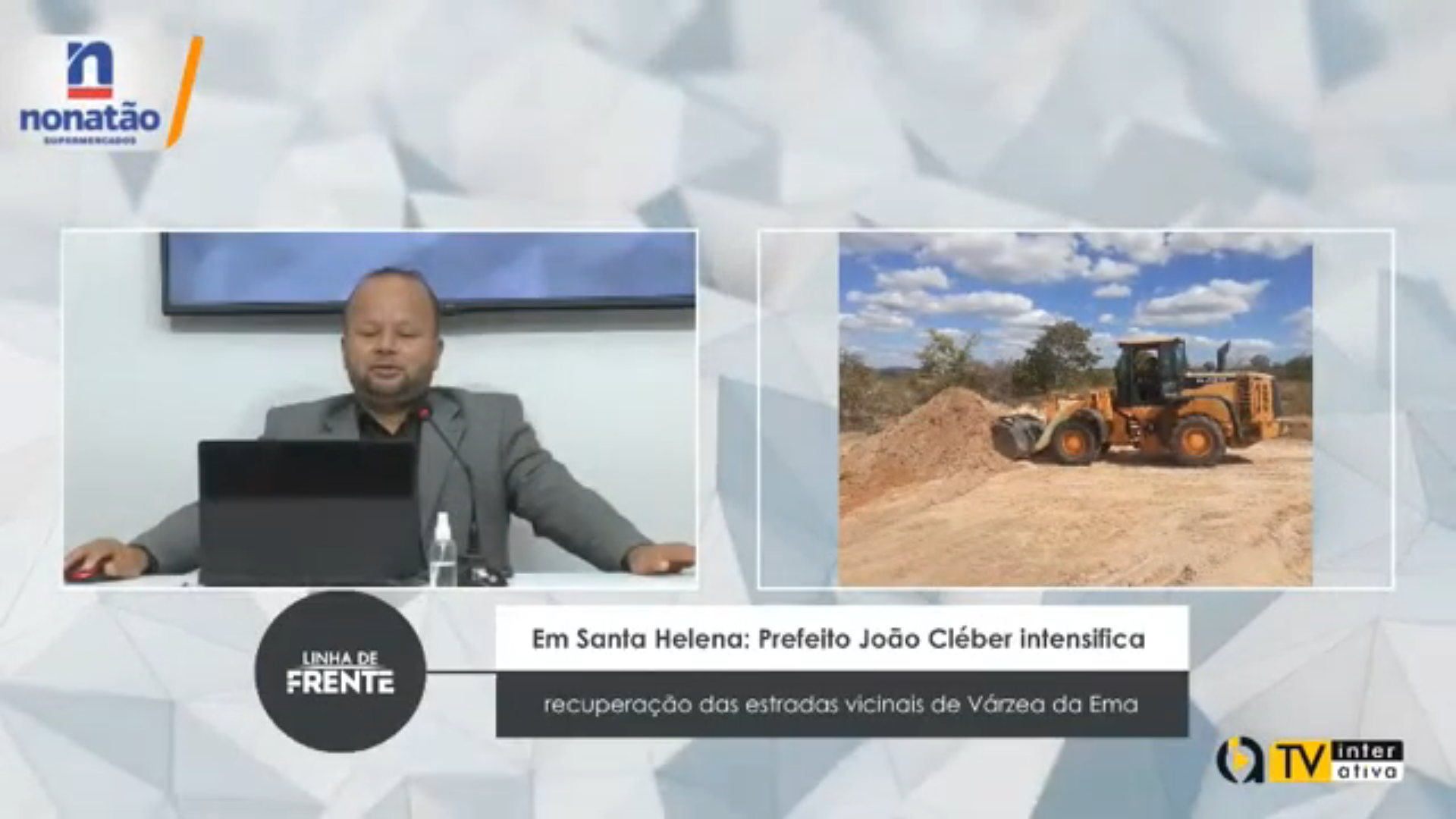 VEJA VÍDEO: Em Santa Helena – Prefeito João Cléber intensifica recuperação das estradas vicinais de Várzea da Ema
