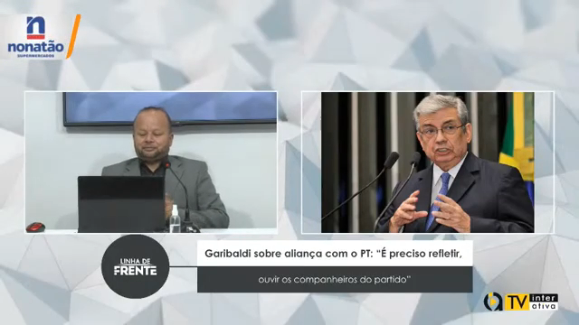 VEJA VÍDEO: Garibaldi sobre aliança com o PT: “É preciso refletir, ouvir os companheiros do partido”