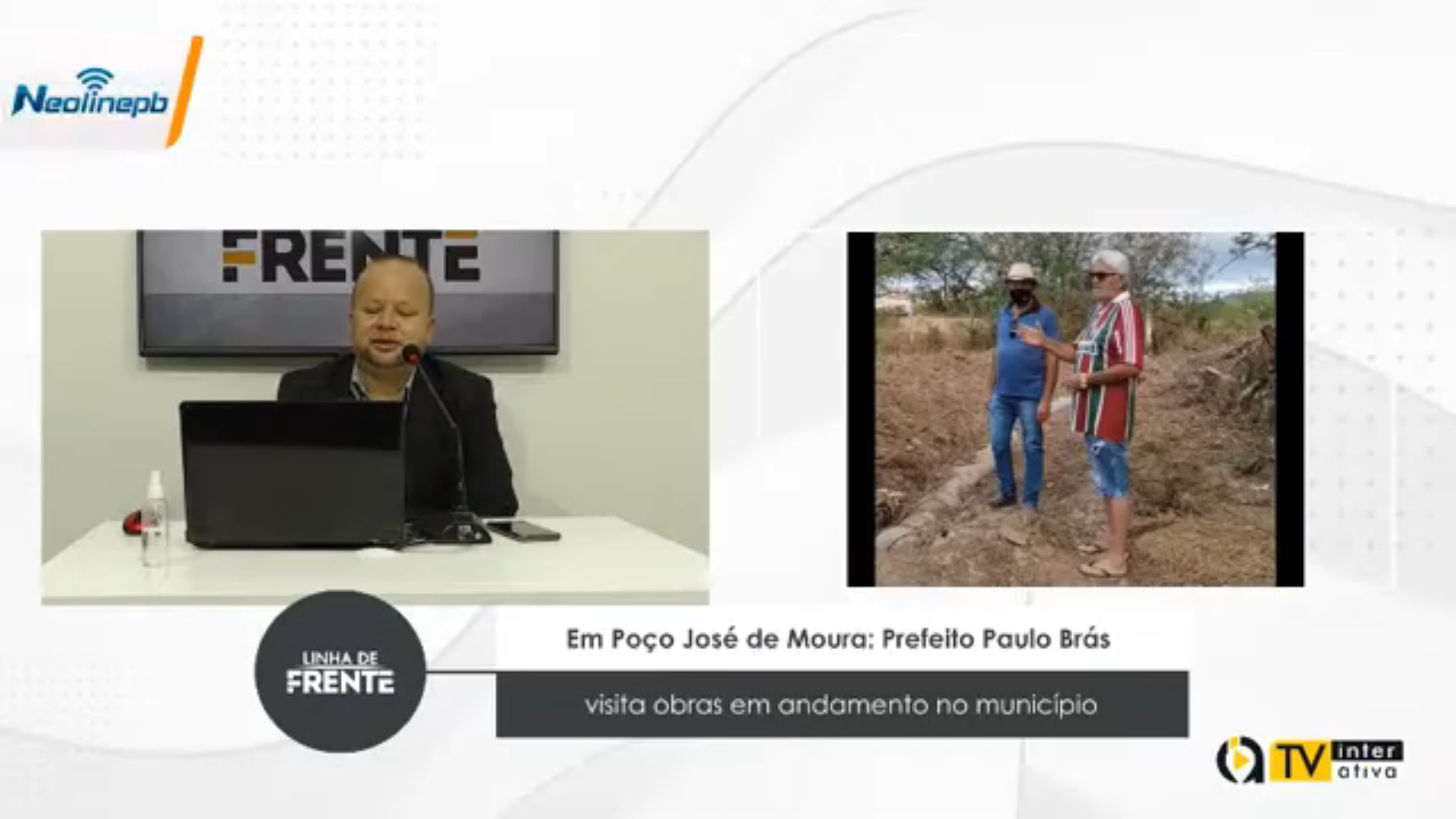 Em poço José de Moura: Prefeito Paulo Brás visita obras em andamento no município – VEJA VÍDEO