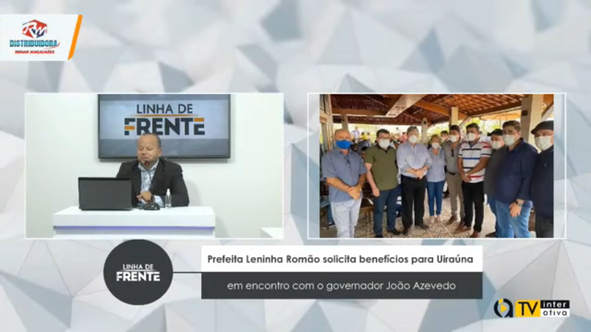 VEJA VÍDEO: Prefeita Leninha Romão solicita benefícios para Uiraúna em encontro com o governador João Azevedo