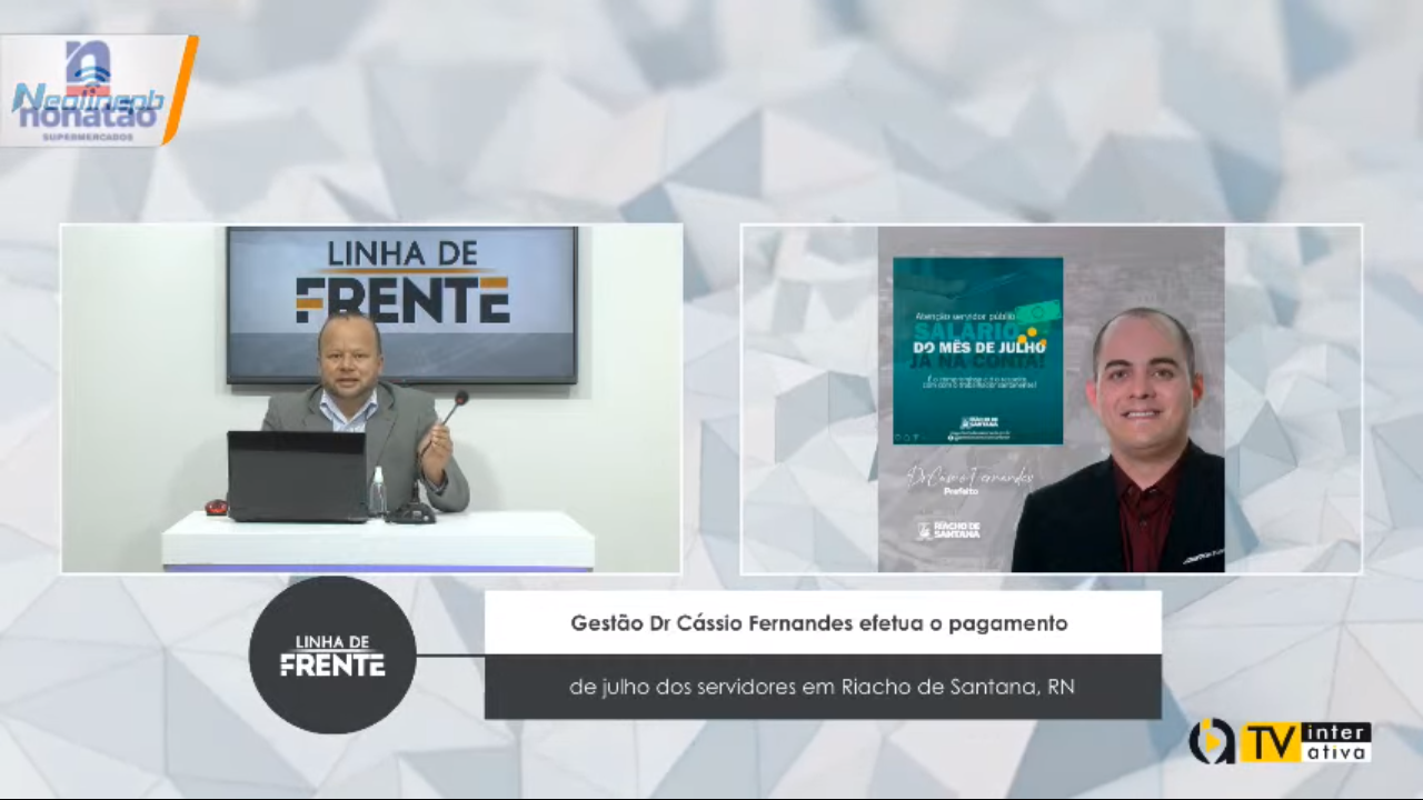 VEJA VÍDEO: Gestão Cássio Fernandes realiza o pagamento de julho dos servidores em Riacho de Santana/RN