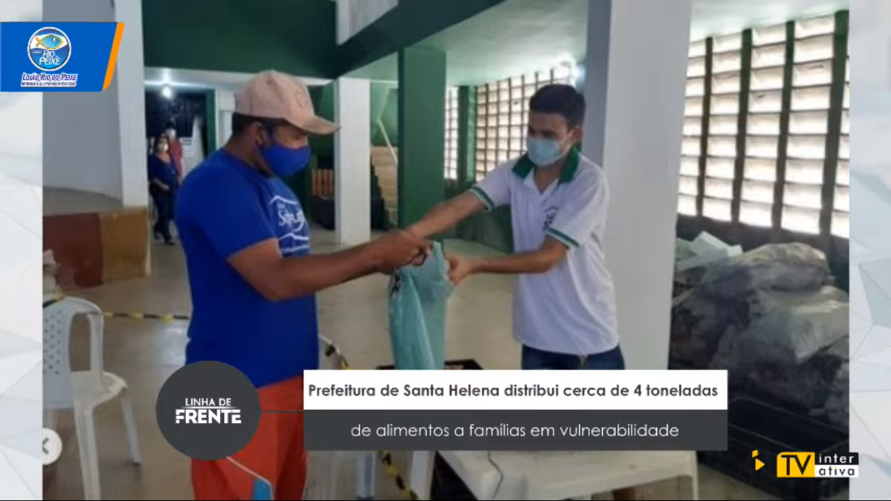 VEJA VÍDEO: Prefeitura de Santa Helena distribui cerca de 4 toneladas de alimentos a famílias em vulnerabilidade
