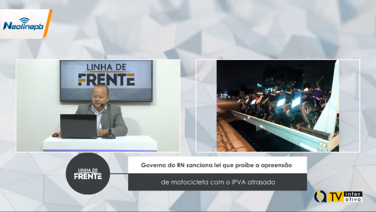 VEJA VÍDEO: Governo do RN sanciona lei que proíbe a apreensão de motocicleta com o IPVA atrasado.