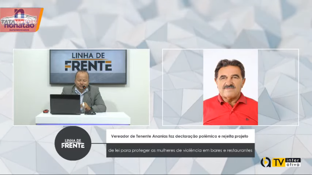 VEJA VÍDEO: Vereador de Tenente Ananias faz declaração polêmica e rejeita projeto de lei para proteger as mulheres de violência em bares e restaurantes