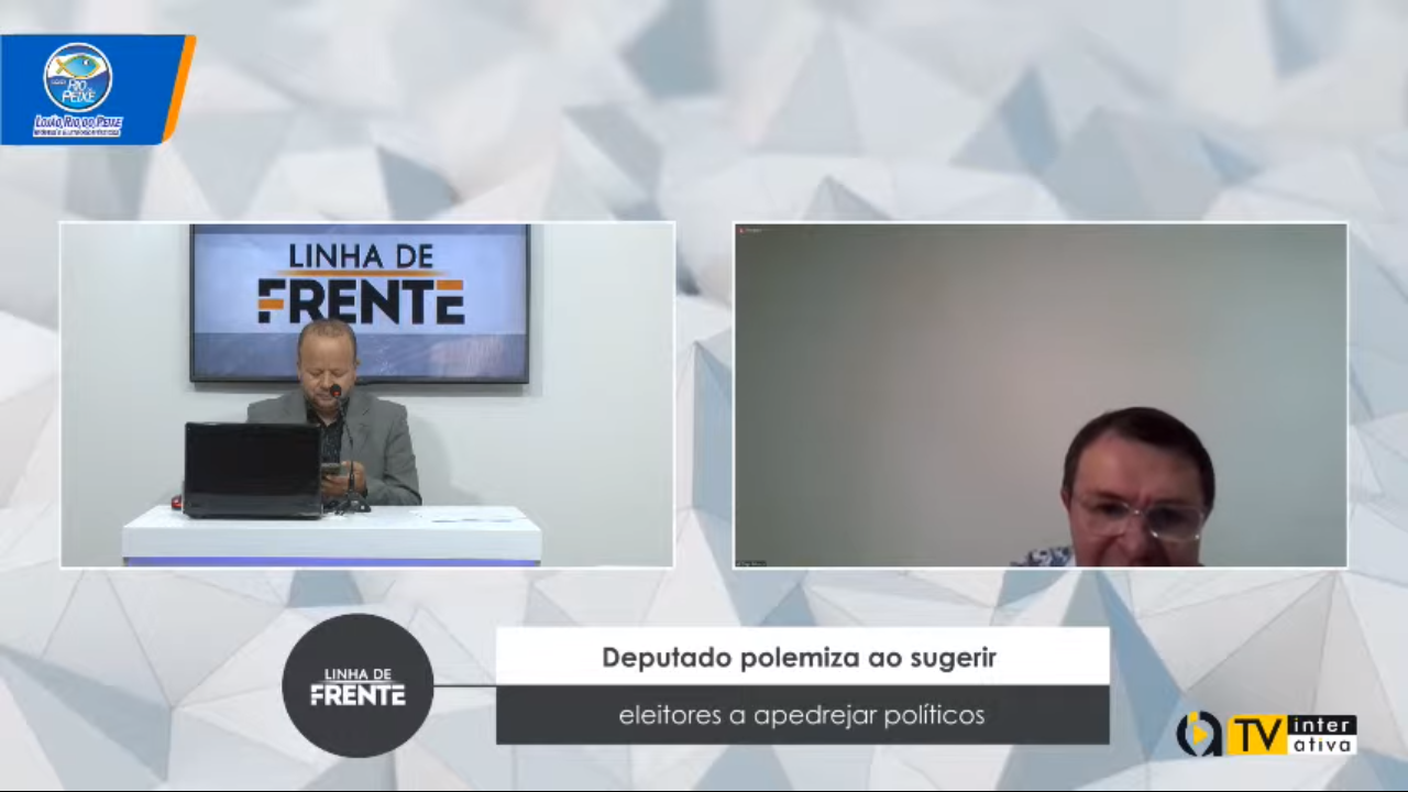 VEJA VÍDEO: Deputado polemiza ao sugerir eleitores a apedrejar políticos