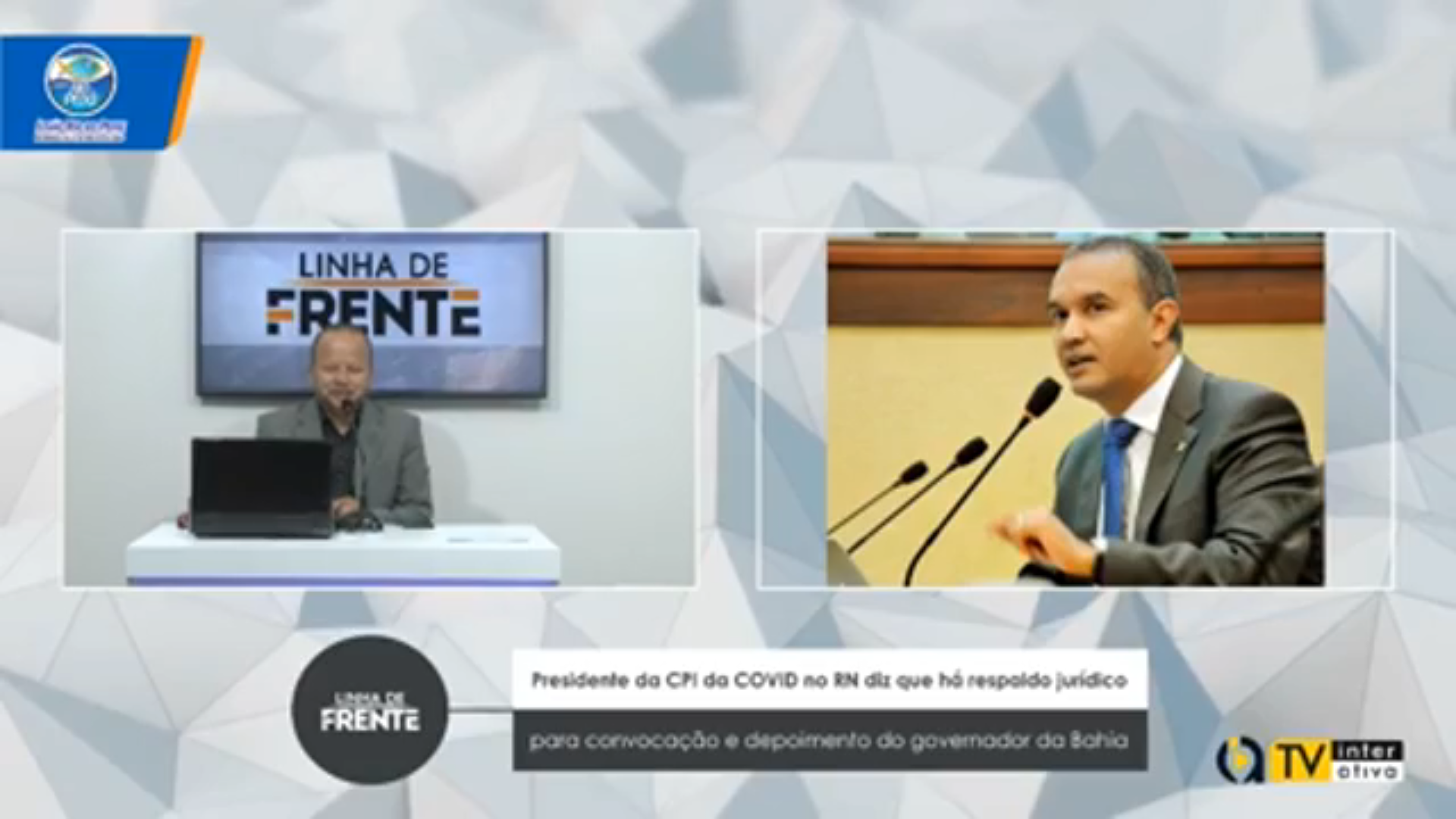 VEJA VÍDEO: Presidente da CPI da COVID no RN diz que há respaldo jurídico para convocação e depoimento do governador da Bahia