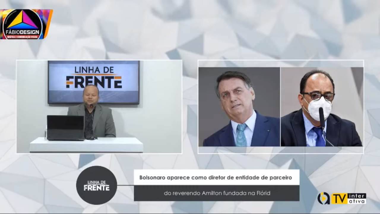 VEJA VÍDEO:  Bolsonaro aparece como diretor de entidade de parceiro do reverendo Amilton fundada na Flórida