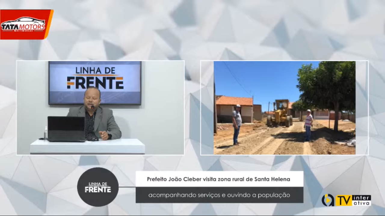VEJA VÍDEO: Prefeito João Cleber visita zona rural de Santa Helena acompanhando serviços e ouvindo a população