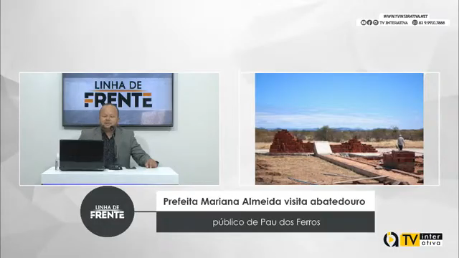 VEJA VÍDEO: Prefeita Mariana Almeida visita abatedouro público de Pau dos Ferros