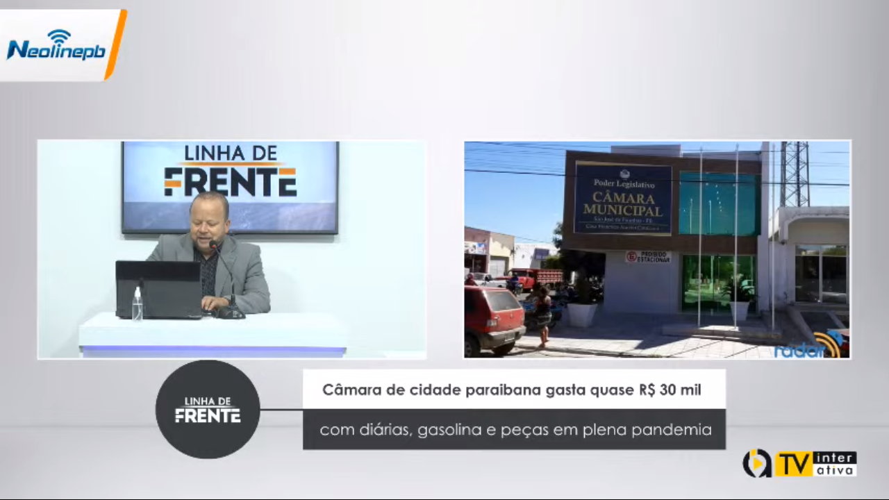 VEJA VÍDEO: Câmara de cidade paraibana gasta quase R$ 30 mil com diárias, gasolina e peças em plena pandemia