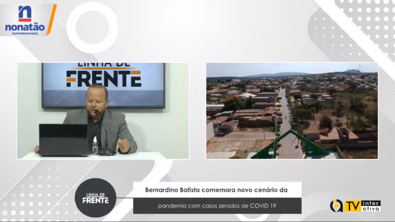 VEJA VÍDEO: Bernardino Batista comemora novo cenário da pandemia com casos zerados de COVID 19