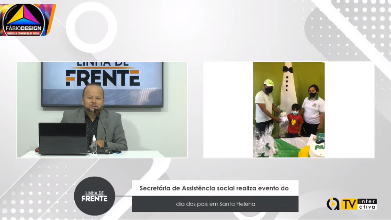 VEJA VÍDEO: Secretária de Assistência social realiza evento do dia dos pais em Santa Helena