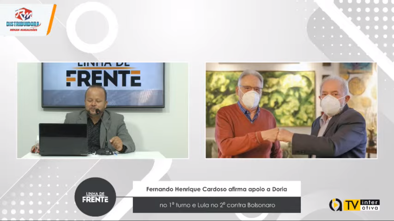 VEJA VÍDEO: Fernando Henrique Cardoso afirma apoio a Doria no 1⁰ turno e Lula no 2⁰ contra Bolsonaro