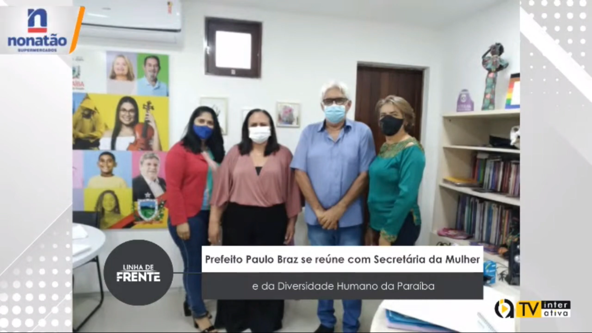 VEJA VÍDEO: Prefeito Paulo Braz se reúne com Secretária da Mulher e da Diversidade Humano da Paraíba