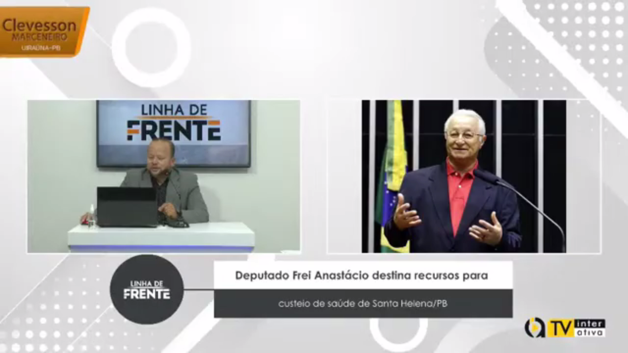 VEJA VÍDEO: Deputado Frei Anastácio destina recursos para custeio de saúde de Santa Helena/PB