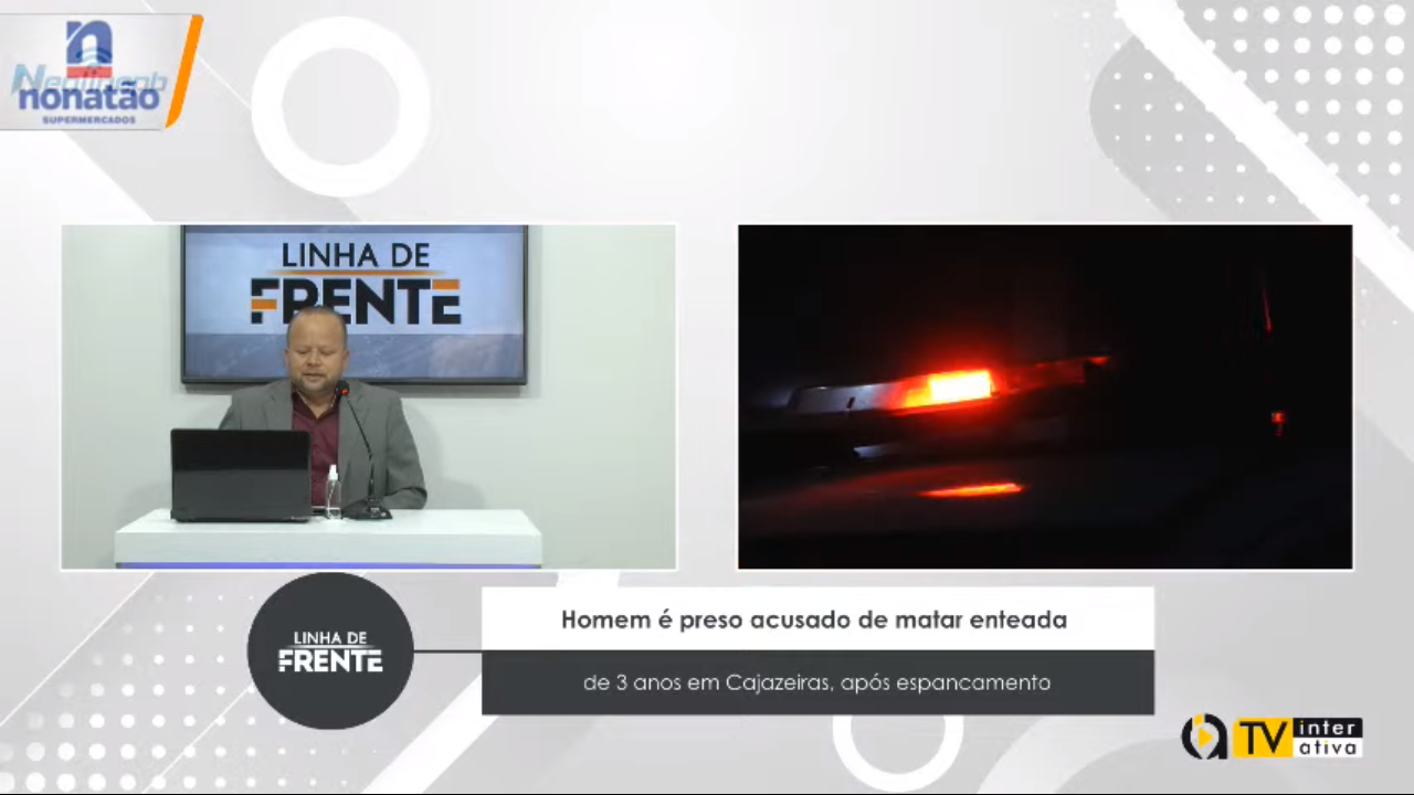 Violência: Homem é preso acusado de espancar e matar enteada de 03 anos em Cajazeiras/PB – VEJA VÍDEO