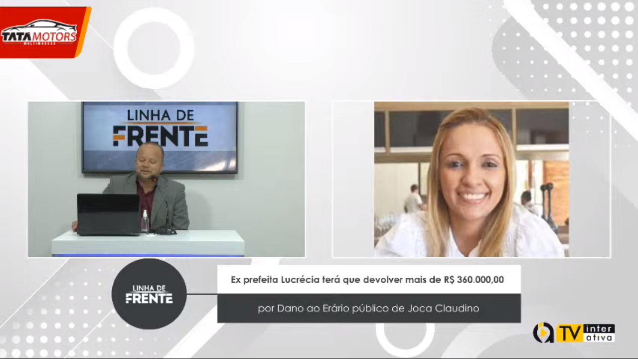 VEJA VÍDEO: Ex-prefeita Lucrécia terá que devolver mais de R$ 360.000,00 por Dano ao Erário público de Joca Claudino