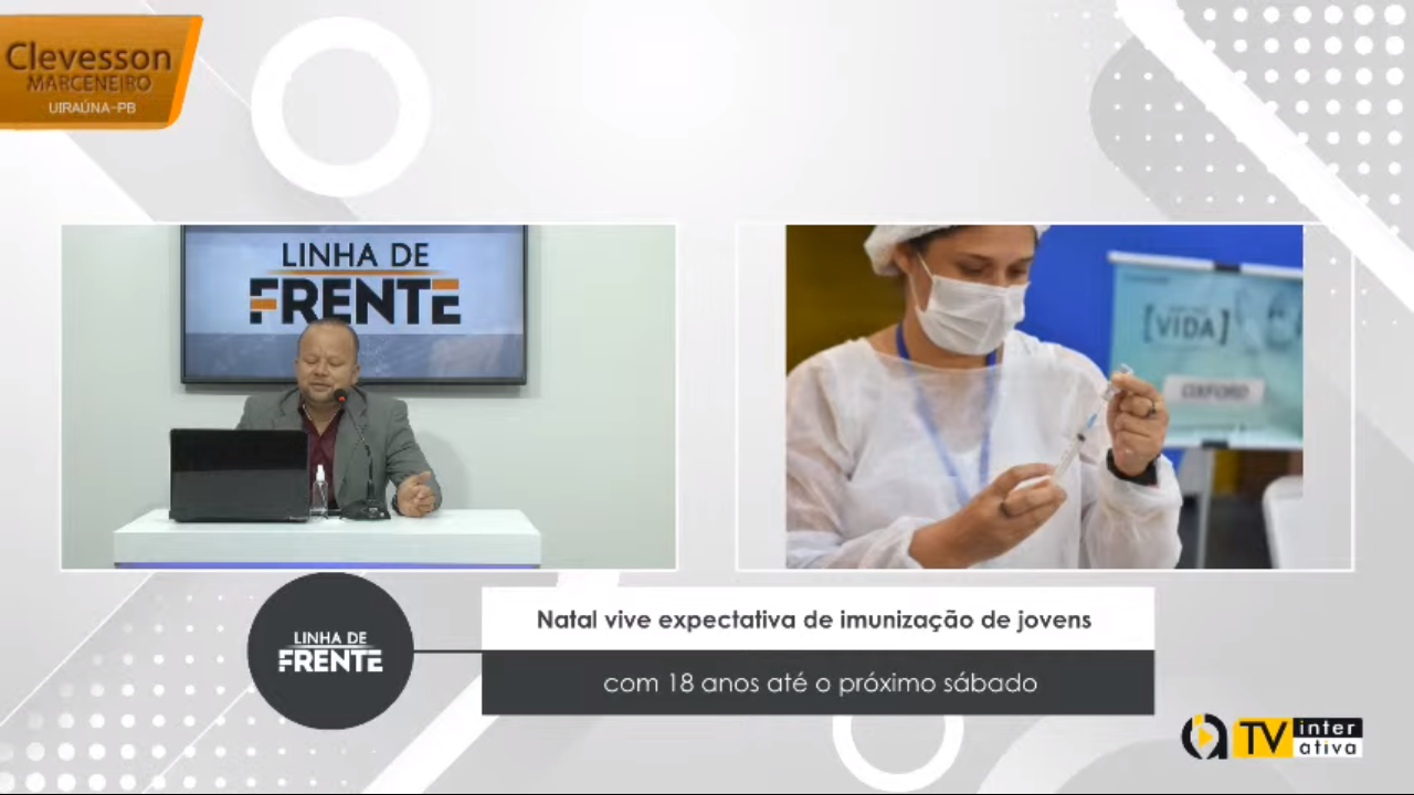 VEJA VÍDEO: Natal vive expectativa de imunização de jovens com 18 anos até o próximo sábado