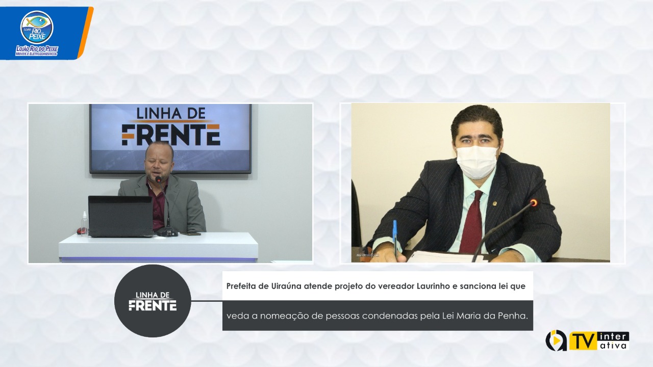 Prefeita de Uiraúna atende projeto do vereador Laurinho e sanciona lei que veda a nomeação de pessoas condenadas pela Lei Maria da Penha.