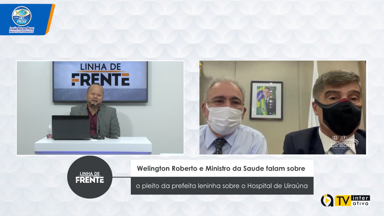 Wellington Roberto e Ministro da Saúde falam sobre o pleito da prefeita Leninha sobre o Hospital de Uiraúna