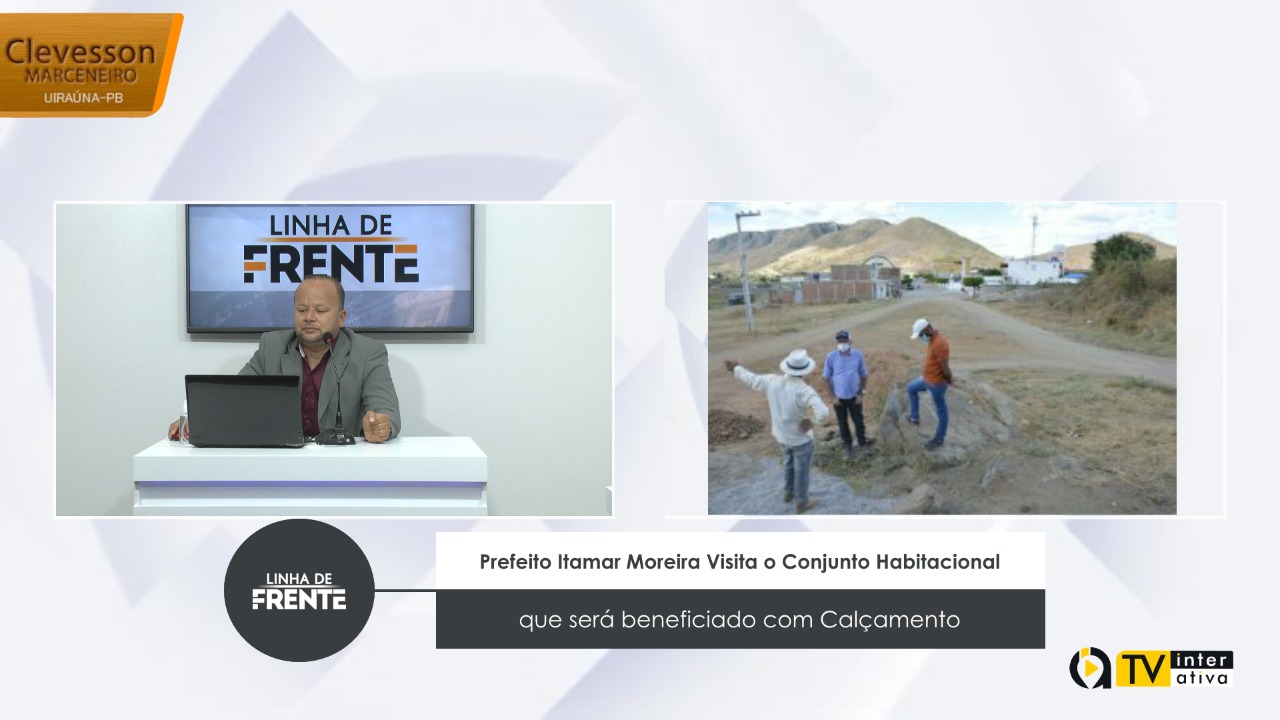 Prefeito Itamar Moreira Visita o Conjunto Habitacional que será beneficiado com Calçamento