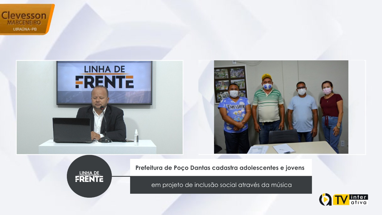 Prefeitura de Poço Dantas cadastra adolescentes e jovens em projeto de inclusão social através da música