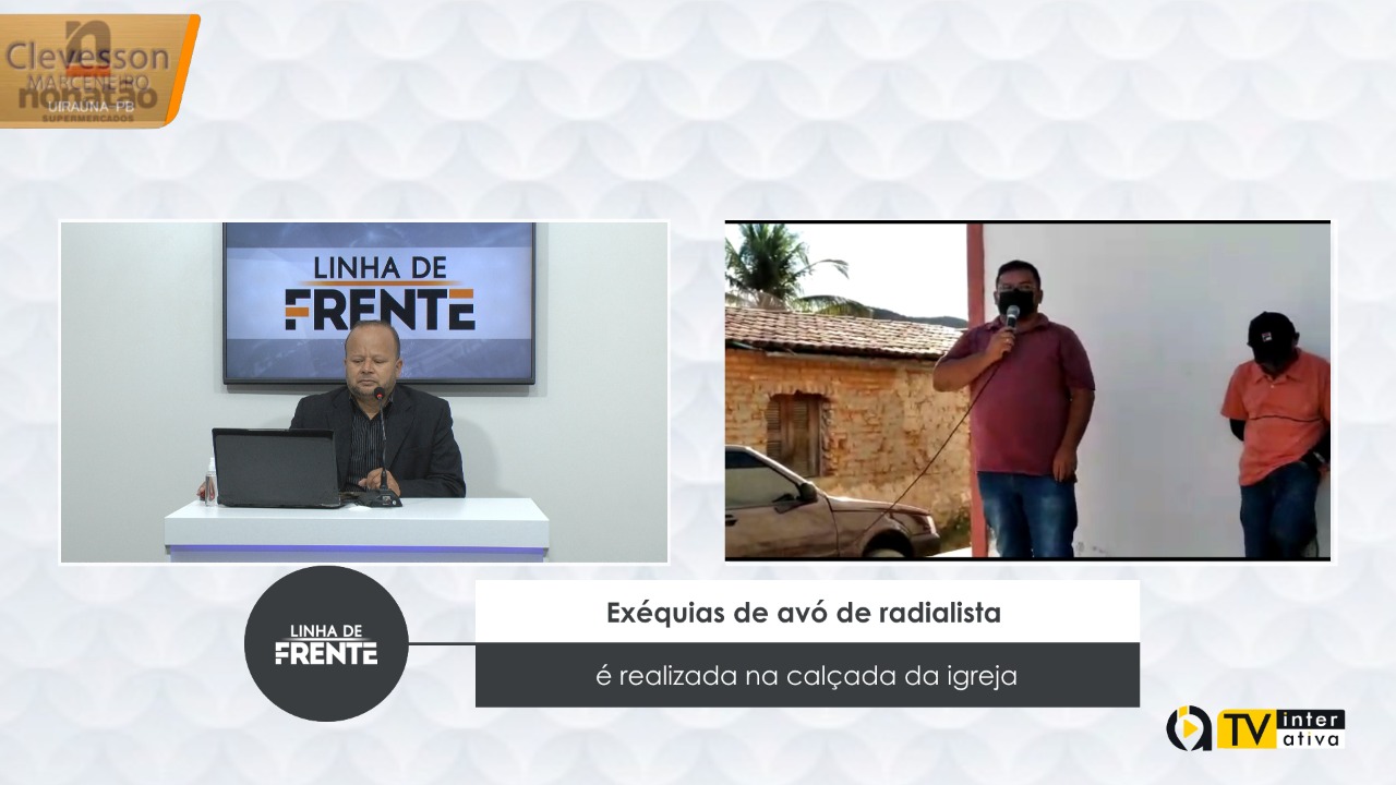 Exéquias de avó de radialista é realizada na calçada da igreja “Ninguém abriu as portas do templo religioso”