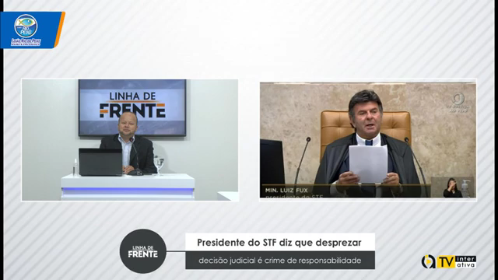 VEJA VÍDEO: Presidente do STF diz que desprezar decisão judicial é crime de responsabilidade
