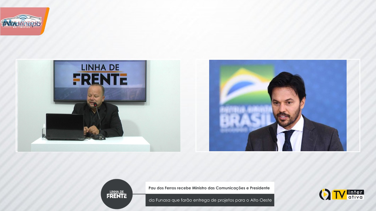 Pau dos Ferros recebe Ministro das Comunicações e Presidente da Funasa que farão entrega de projetos para o Alto Oeste